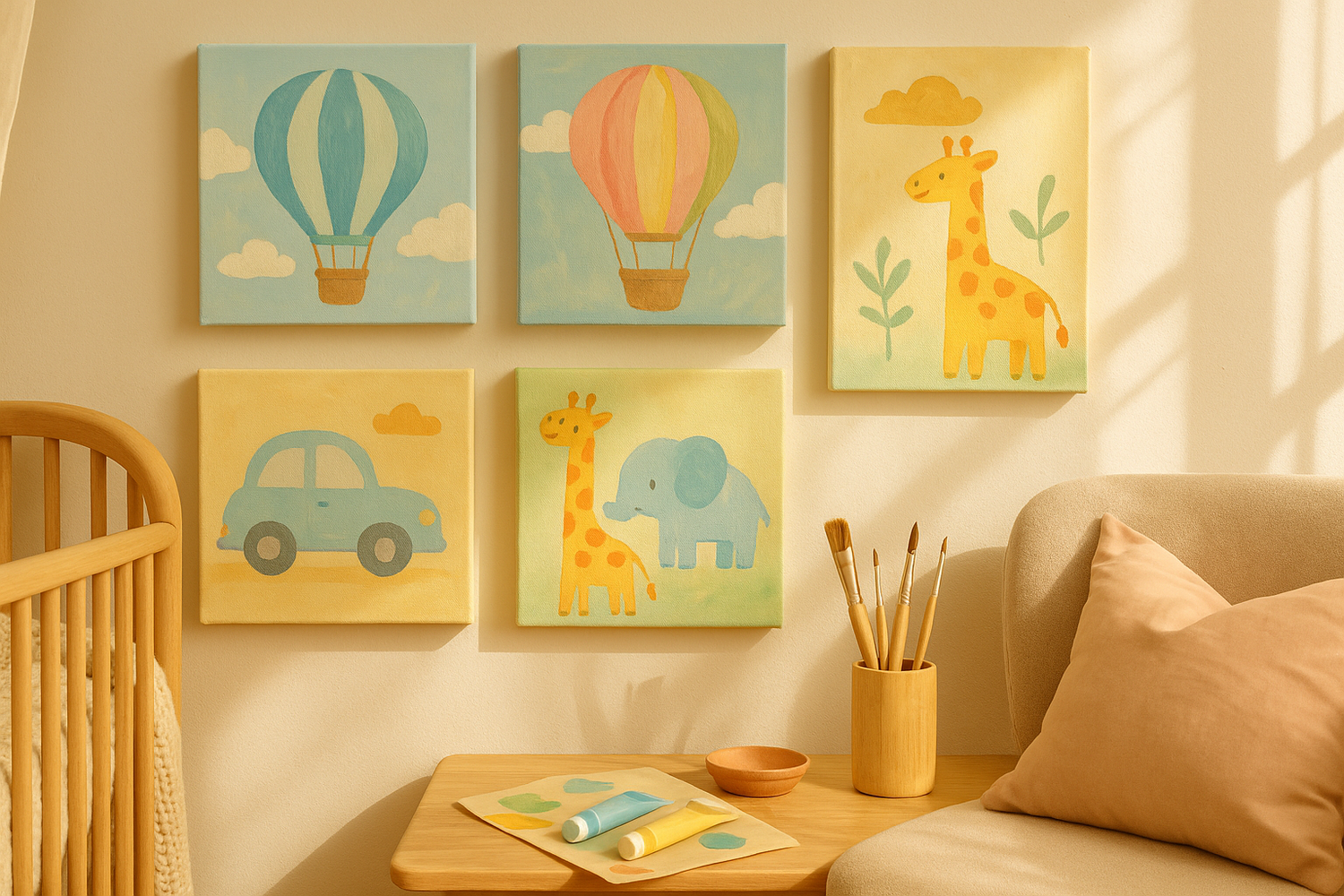 Leinwandbilder Handgemalt – Handgemalte Acrylbilder auf Leinwand